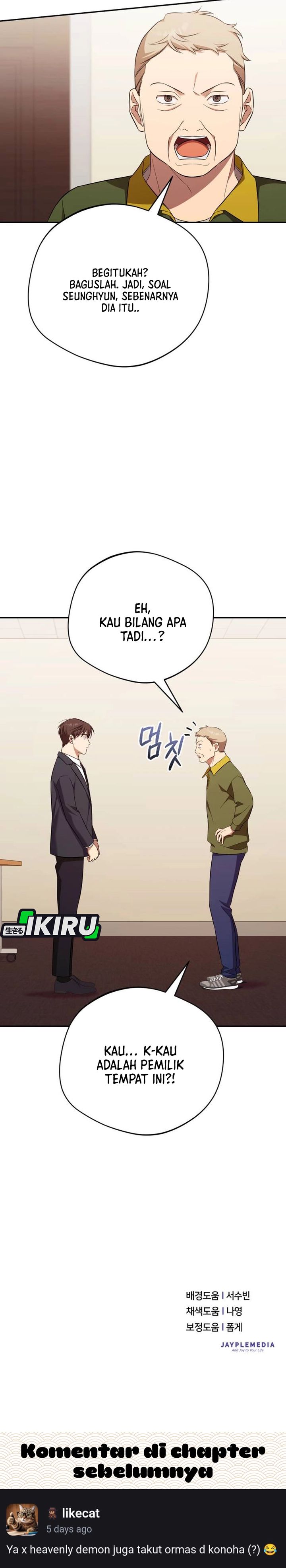 The Heavenly Demon Will Give You a Massage Chapter 72 Bahasa Indonesia