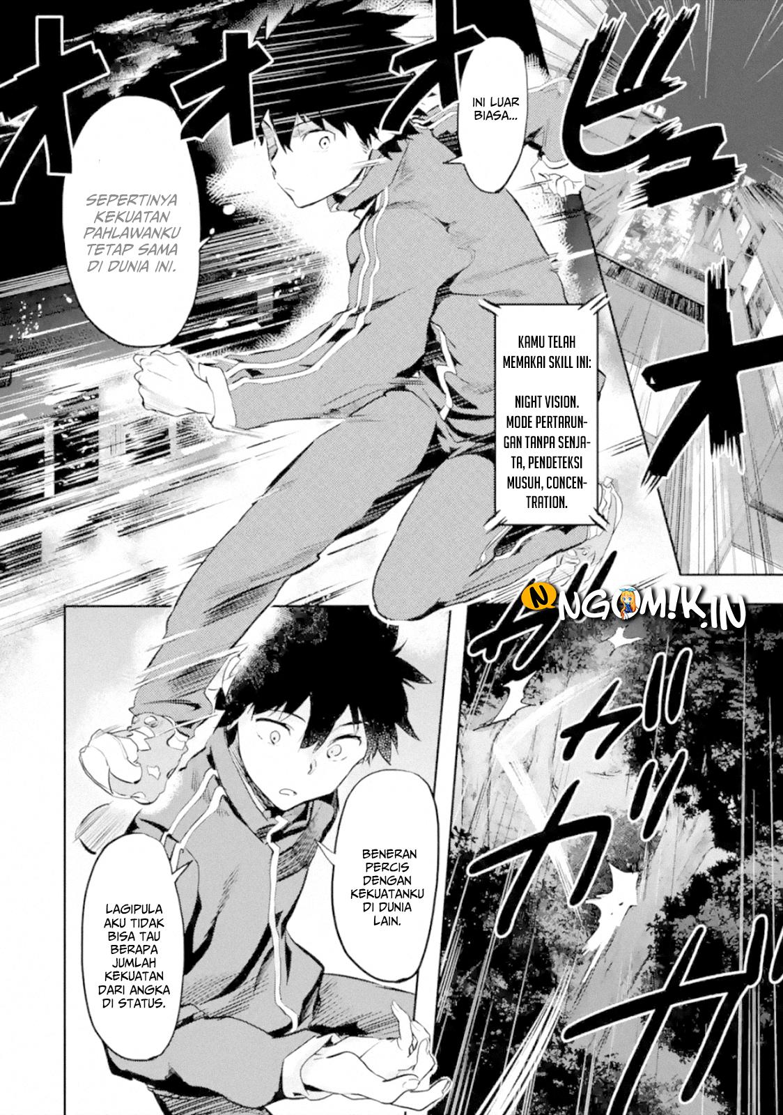 The Hero Who Returned Remains the Strongest in the Modern World Chapter 01.3 Bahasa Indonesia