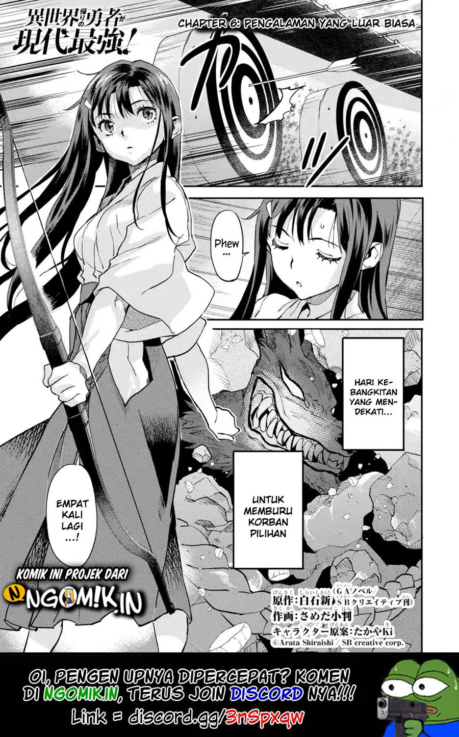 The Hero Who Returned Remains the Strongest in the Modern World chapter 6