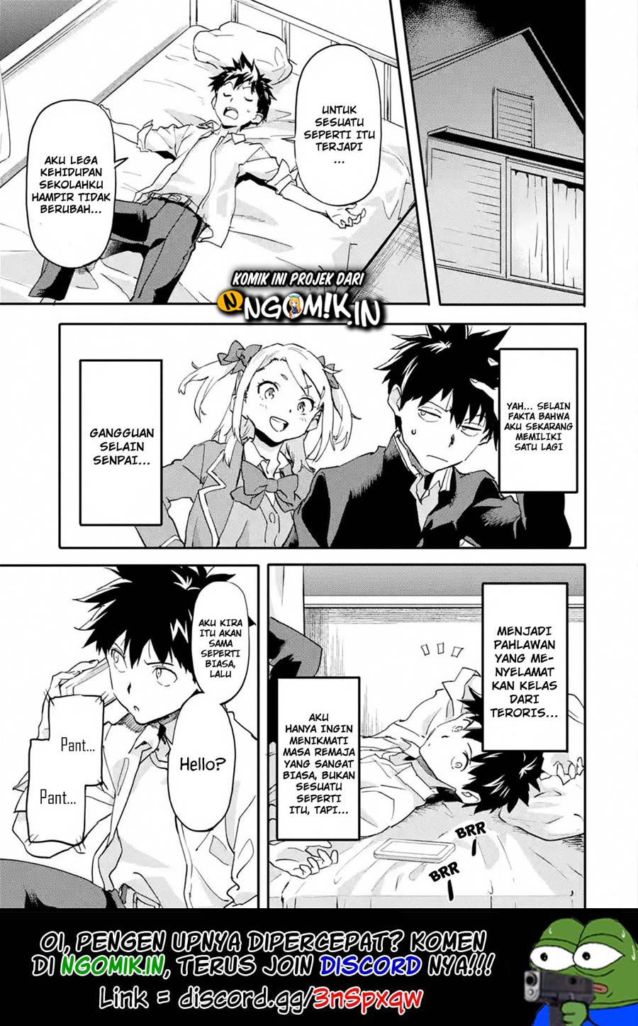 The Hero Who Returned Remains the Strongest in the Modern World Chapter 06.3 Bahasa Indonesia