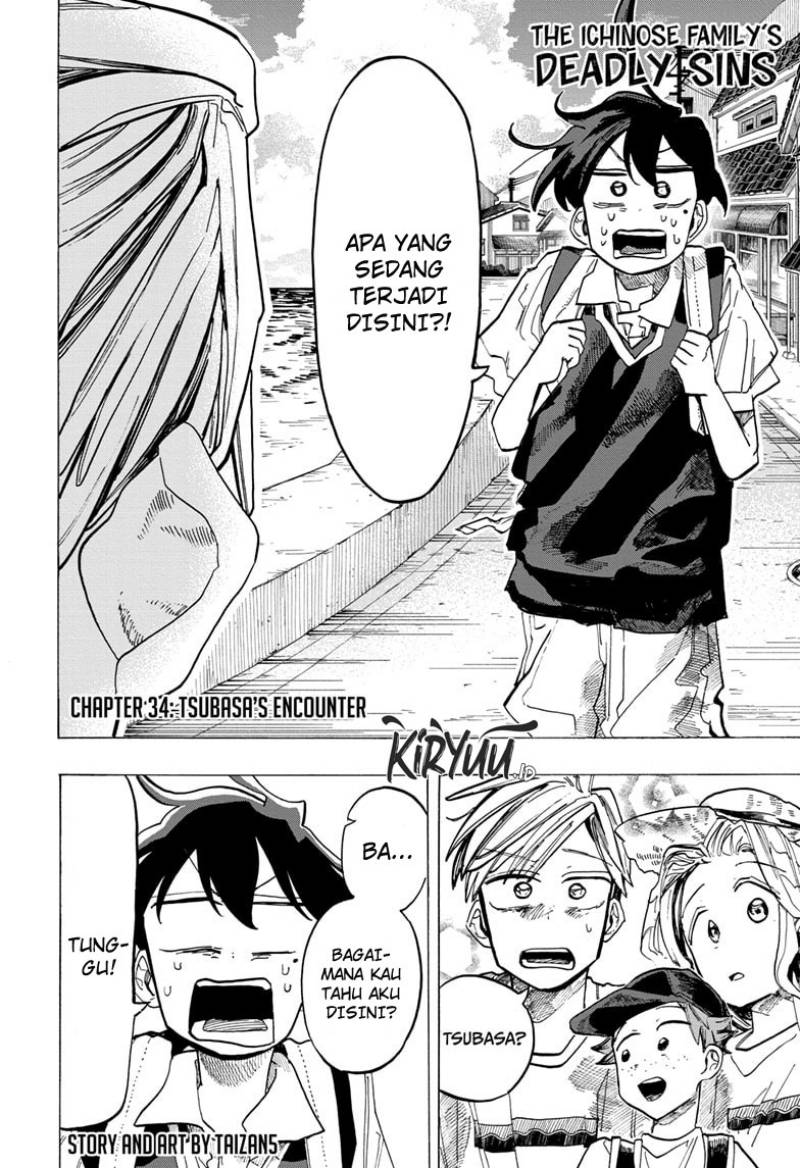 The Ichinose Family’s Deadly Sins Chapter 34 Bahasa Indonesia