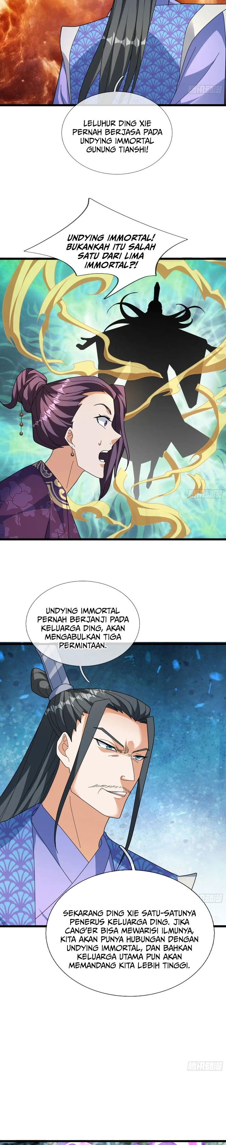 The Immortal as a Slave, the God as a Servant, the Emperor’s Watchdog Chapter 43 Bahasa Indonesia