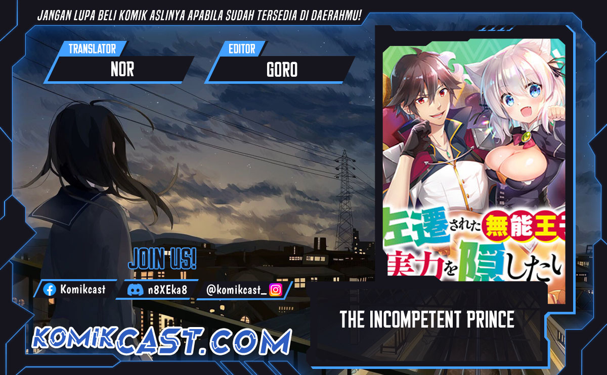 The Incompetent Prince Who Has Been Banished Wants To Hide His Abilities Chapter 27 Bahasa Indonesia