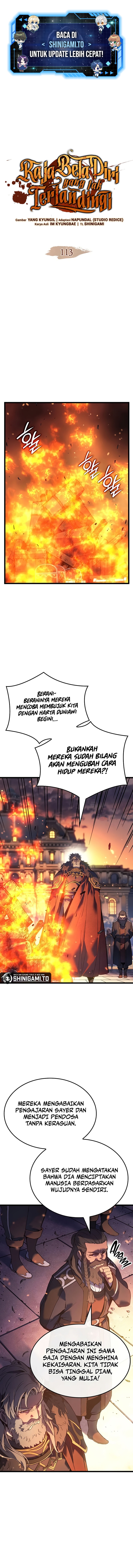 The Indomitable Martial King Chapter 113 Bahasa Indonesia