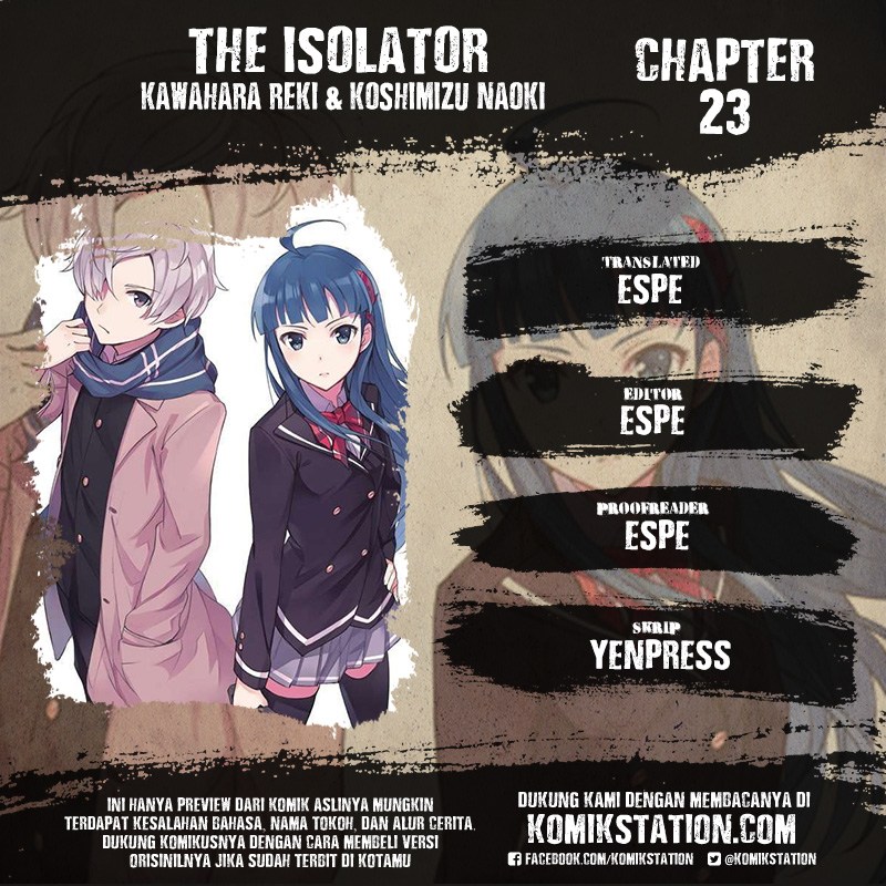 The Isolator: Realization of Absolute Solitude chapter 23