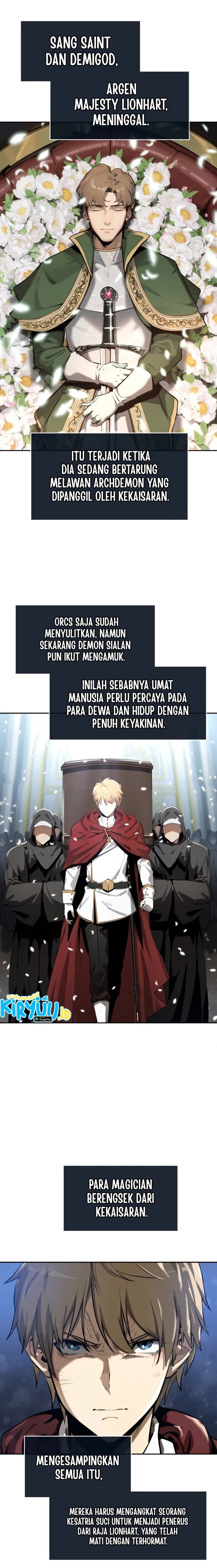 The Knight King Who Returned with a God Chapter 01 Bahasa Indonesia