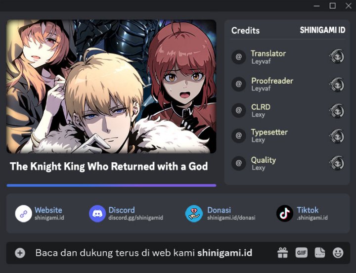 The Knight King Who Returned with a God chapter 9