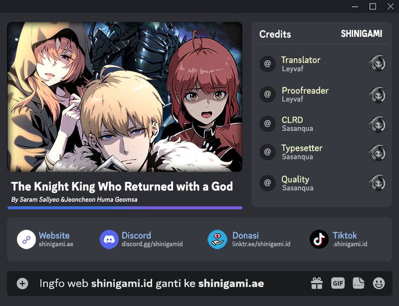 The Knight King Who Returned with a God Chapter 37 Bahasa Indonesia