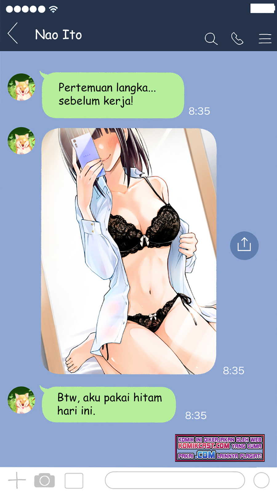 The Kouhai Who Reports the Color of Her Underwear to Me Every Morning for Some Reason chapter 2