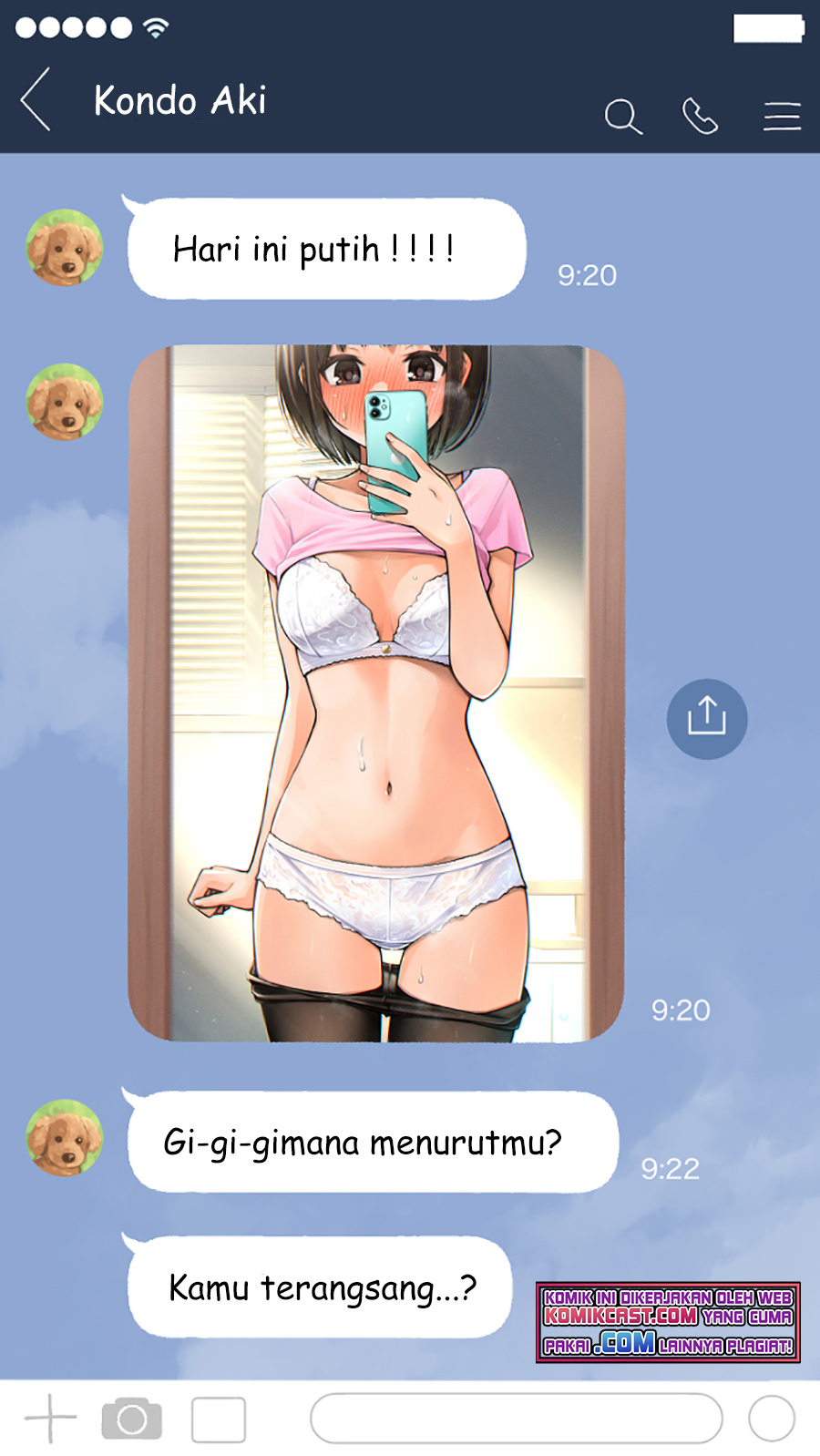 The Kouhai Who Reports the Color of Her Underwear to Me Every Morning for Some Reason chapter 17