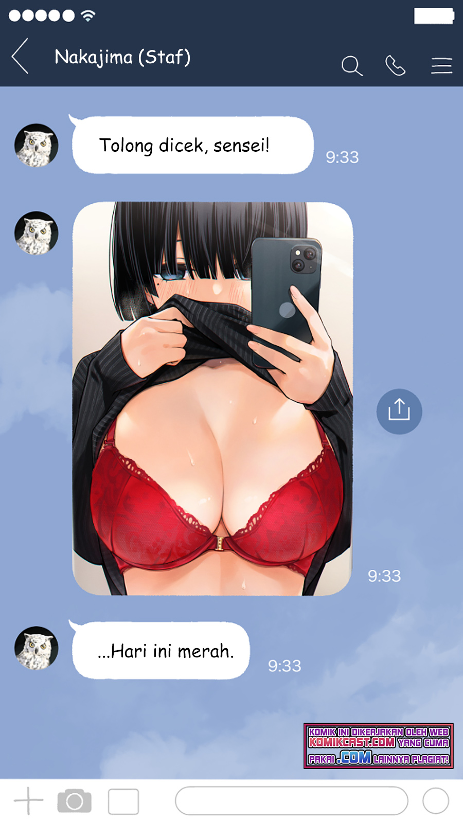 The Kouhai Who Reports the Color of Her Underwear to Me Every Morning for Some Reason chapter 22