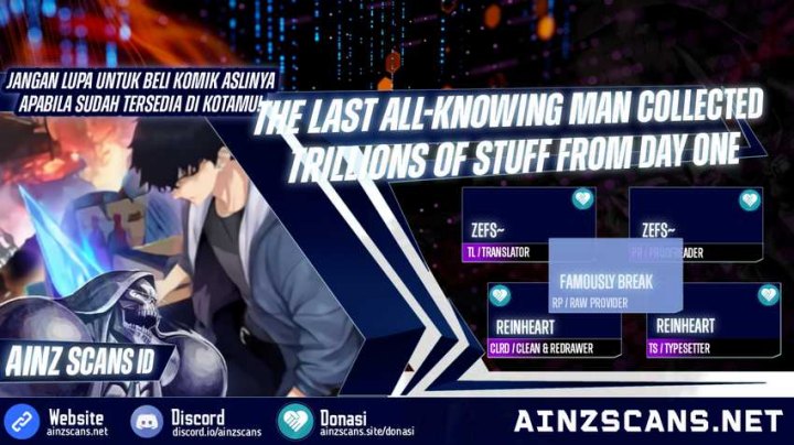 The Last All-Knowing Man Collected Trillions of Stuff from Day One chapter 5