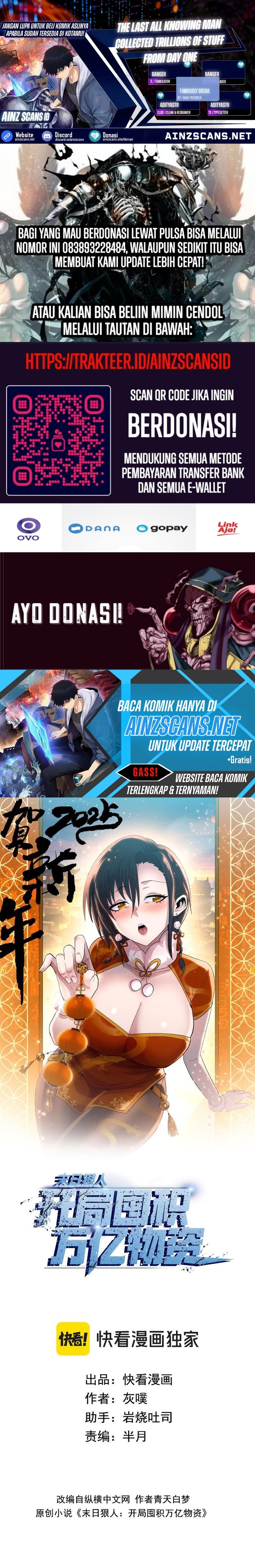 The Last All-Knowing Man Collected Trillions of Stuff from Day One Chapter 52 Bahasa Indonesia