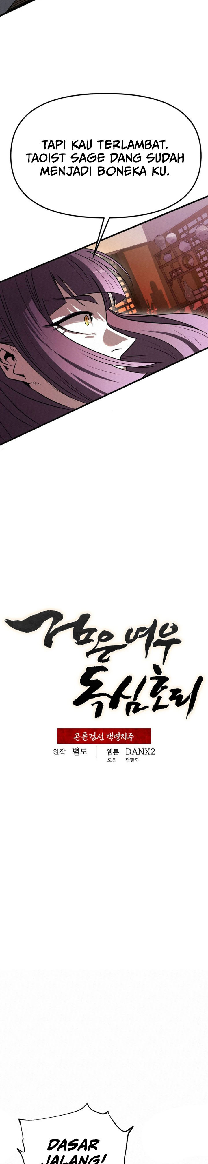 The Legend of Black Fox Master of Mount Kunlun’s Sword Chapter 16 Bahasa Indonesia