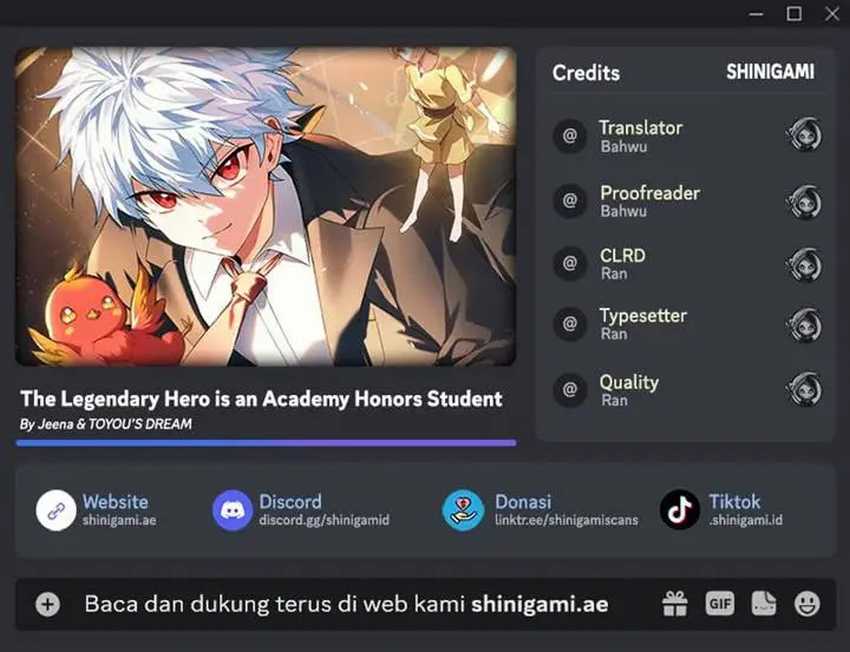 The Legendary Hero Is an Academy Honors Student chapter 40