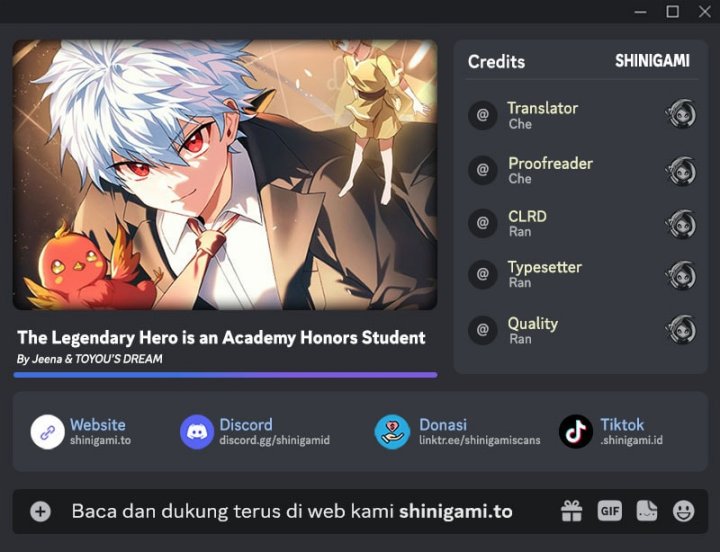 The Legendary Hero Is an Academy Honors Student chapter 66
