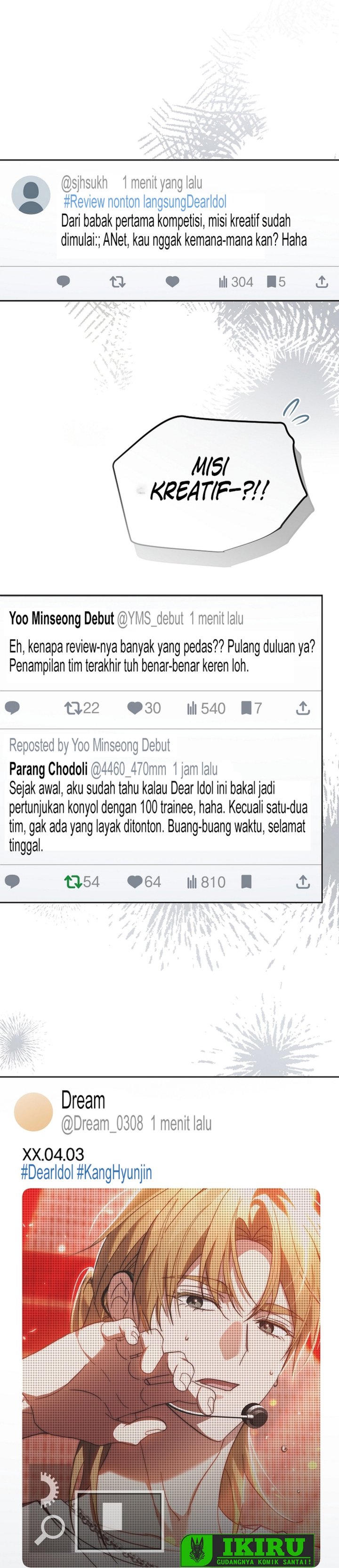 The Lucky Plan of an Idol in His Second Life Chapter 24 Bahasa Indonesia