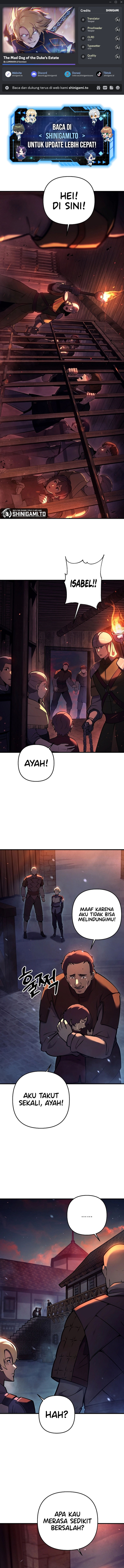 The Mad Dog Of The Duke’s Estate Chapter 11 Bahasa Indonesia