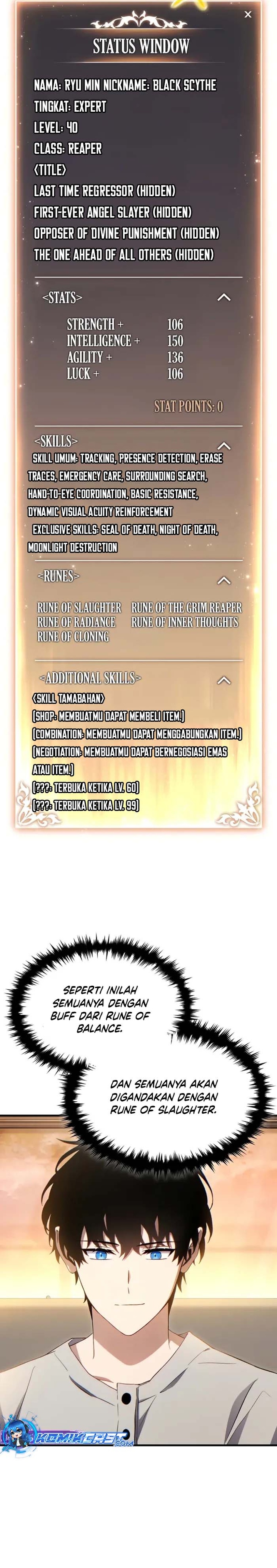 The Max-Level Player’s 100th Regression Chapter 59 Bahasa Indonesia