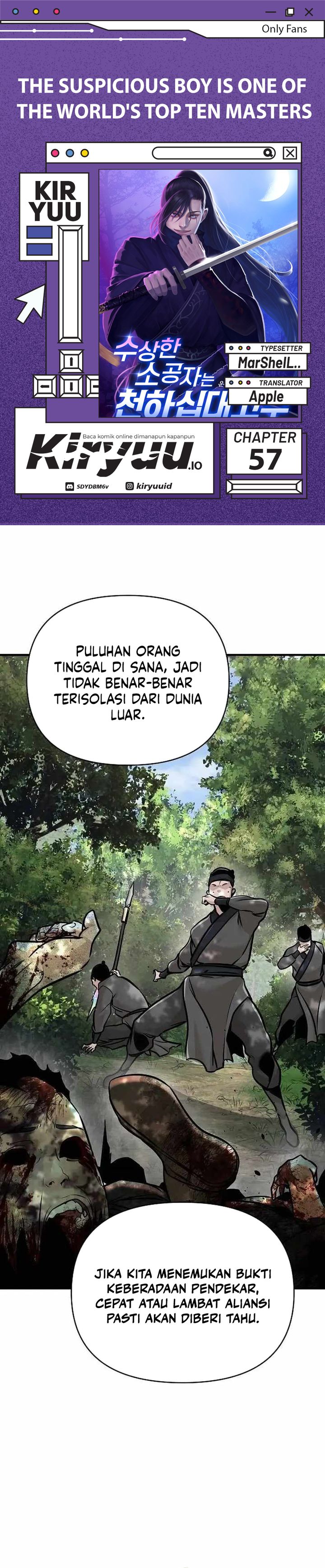The Mysterious World’s Greatest Martial Artist Little Prince (The Suspicious Little Prince) Chapter 57 Bahasa Indonesia
