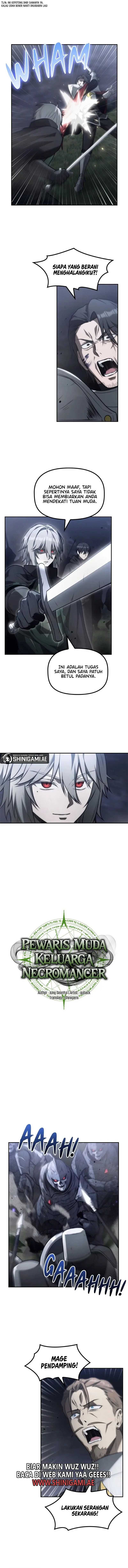 The Necromancer Family’s Young Heir Chapter 18 Bahasa Indonesia