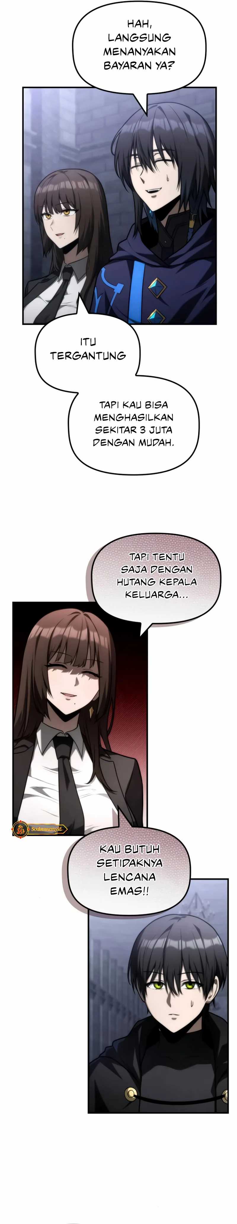 The Necromancer Family’s Young Heir Chapter 26 Bahasa Indonesia