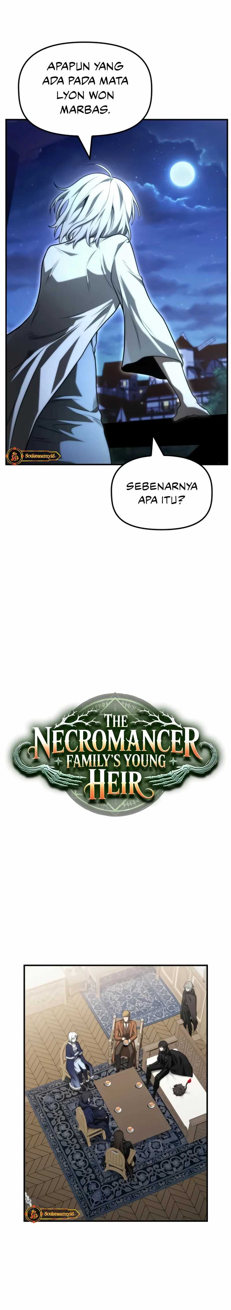 The Necromancer Family’s Young Heir Chapter 26 Bahasa Indonesia