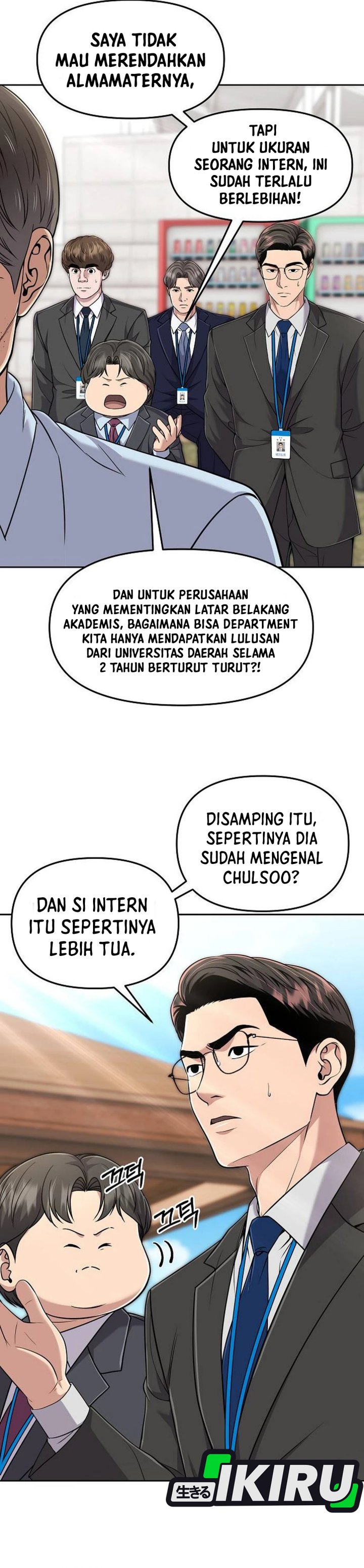The New Employee Kim Chul-Soo Chapter 114 Bahasa Indonesia