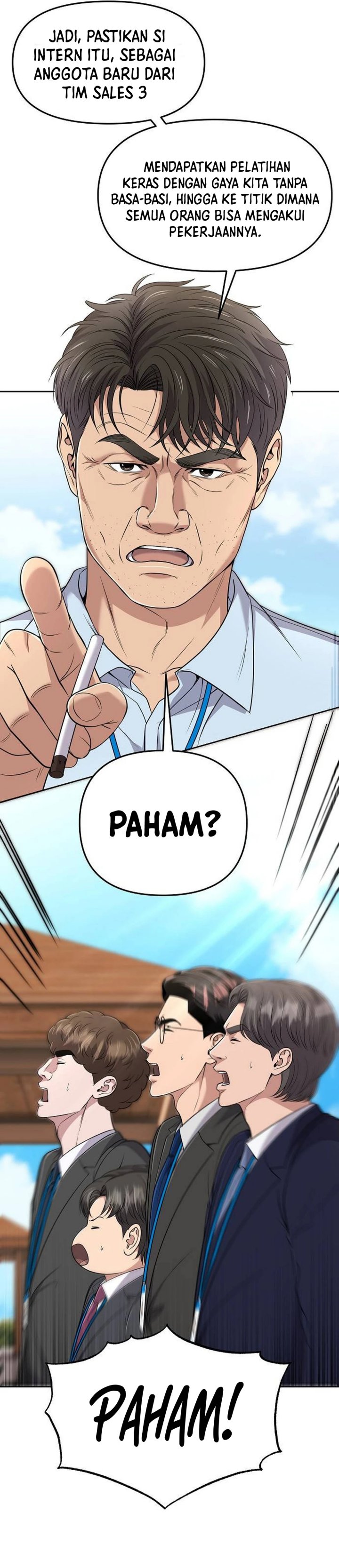 The New Employee Kim Chul-Soo Chapter 114 Bahasa Indonesia