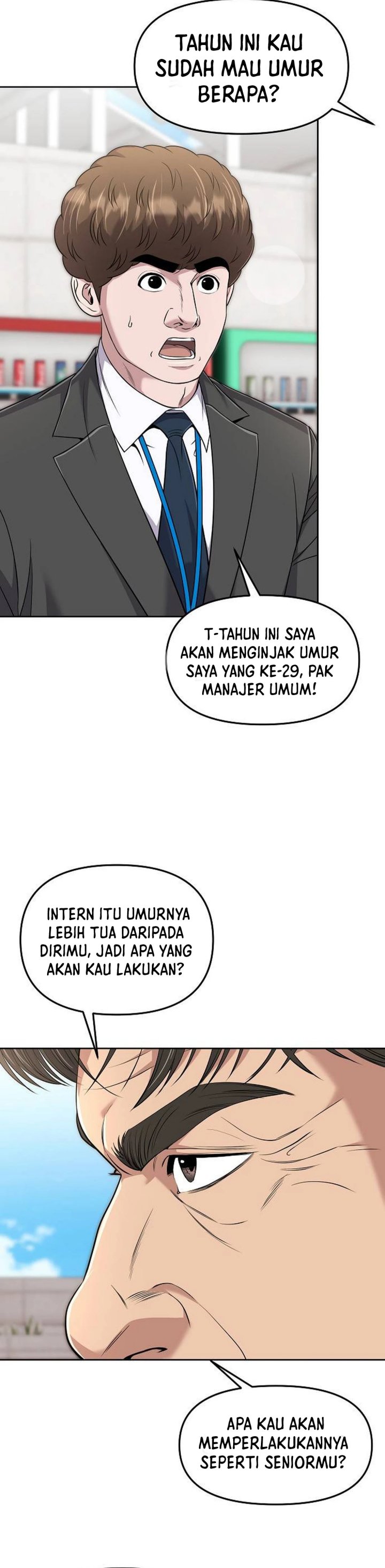 The New Employee Kim Chul-Soo Chapter 114 Bahasa Indonesia