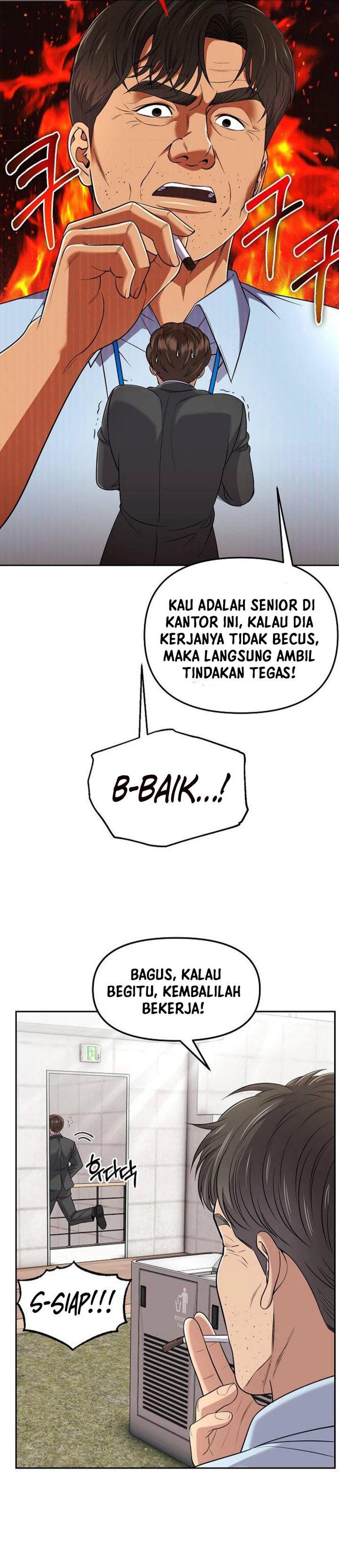 The New Employee Kim Chul-Soo Chapter 114 Bahasa Indonesia