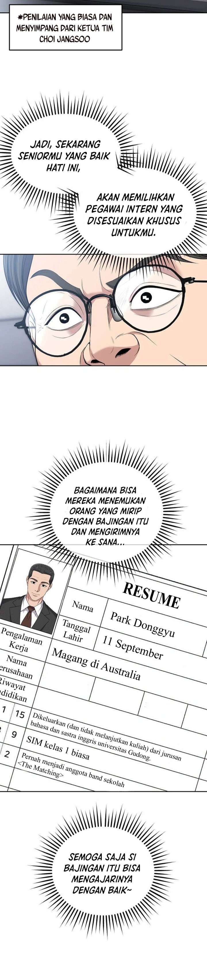 The New Employee Kim Chul-Soo Chapter 114 Bahasa Indonesia