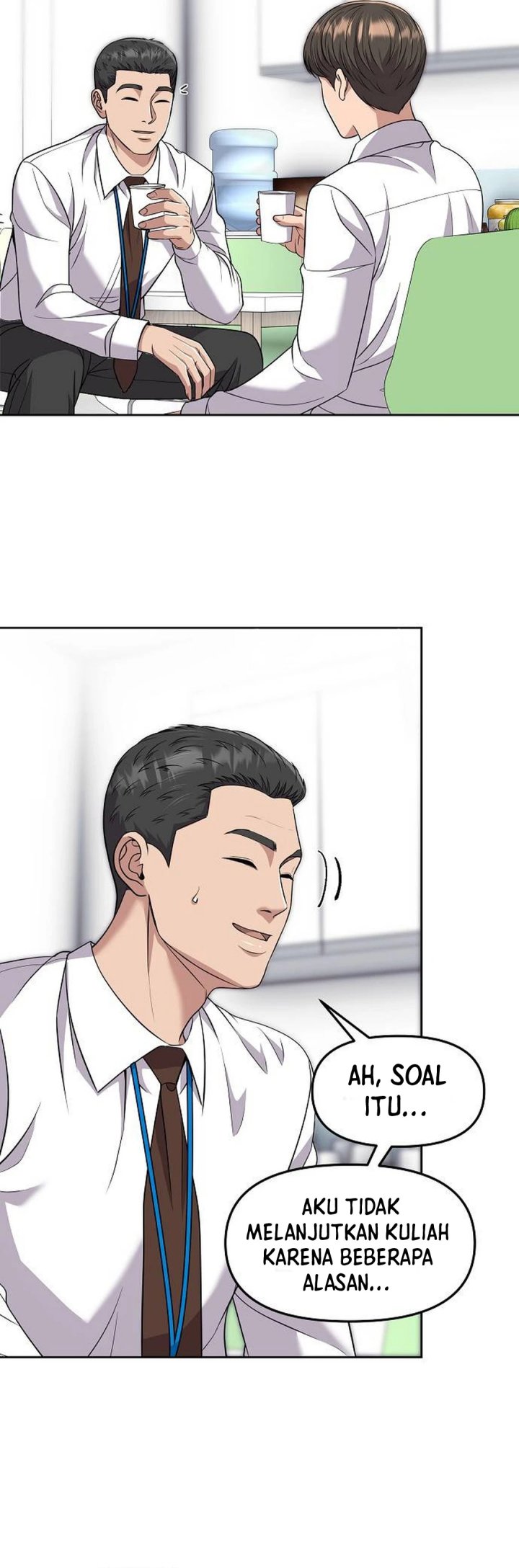 The New Employee Kim Chul-Soo Chapter 114 Bahasa Indonesia