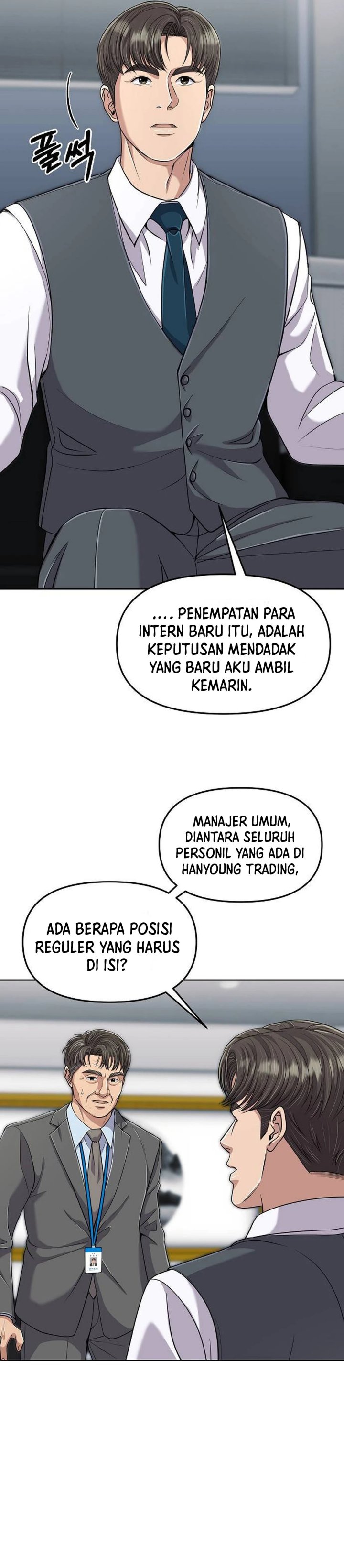 The New Employee Kim Chul-Soo Chapter 114 Bahasa Indonesia