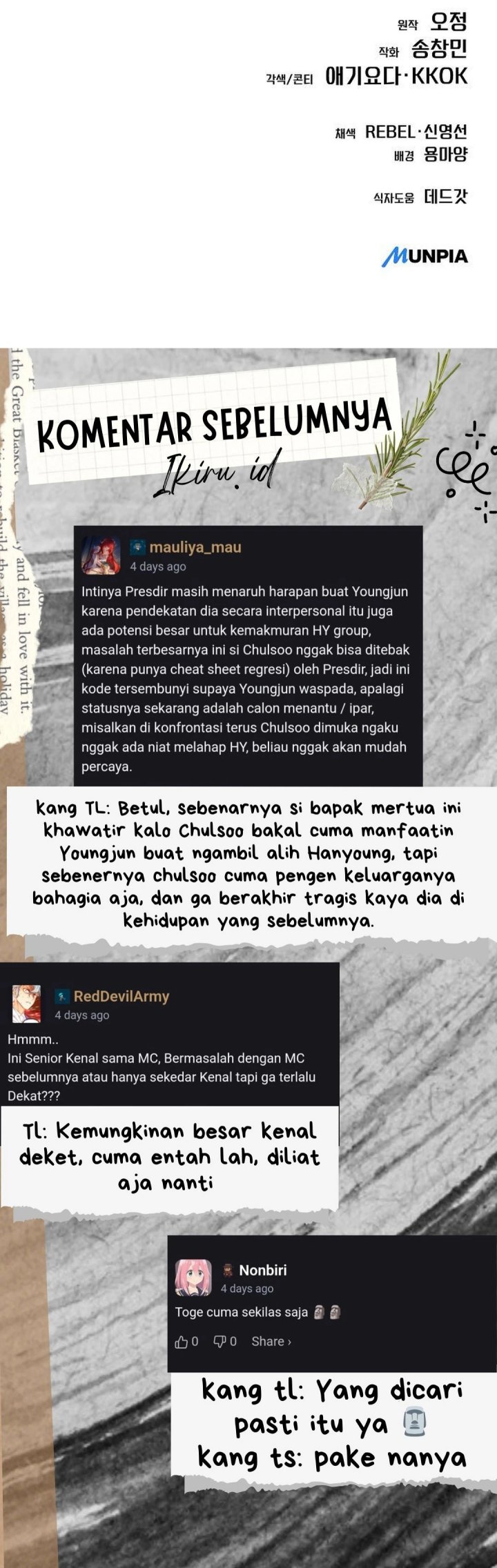 The New Employee Kim Chul-Soo Chapter 114 Bahasa Indonesia