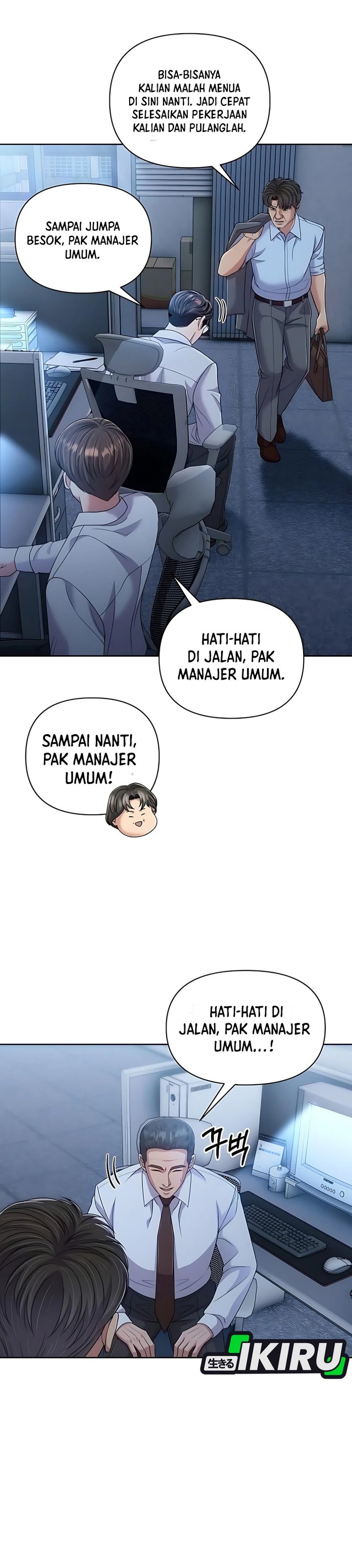 The New Employee Kim Chul-Soo Chapter 116 Bahasa Indonesia