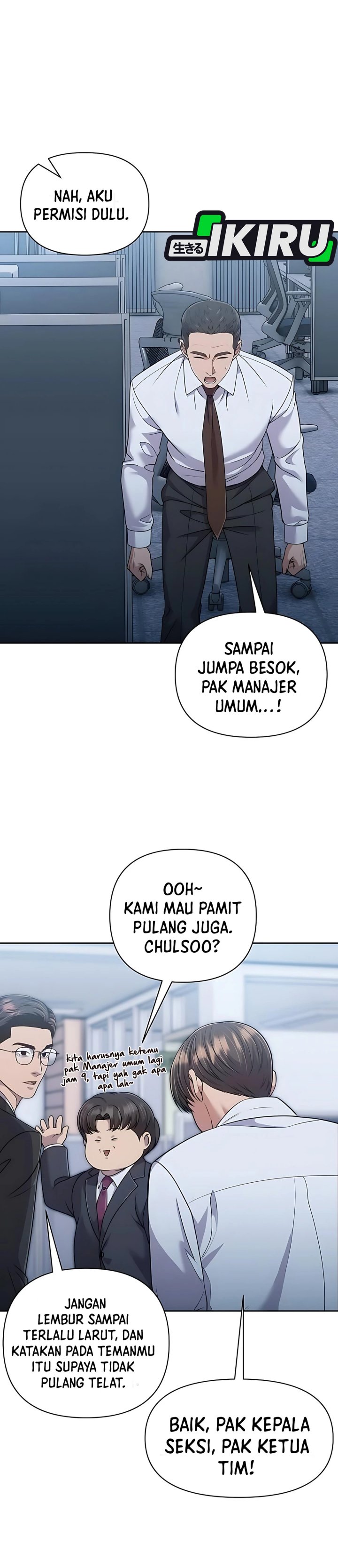 The New Employee Kim Chul-Soo Chapter 116 Bahasa Indonesia