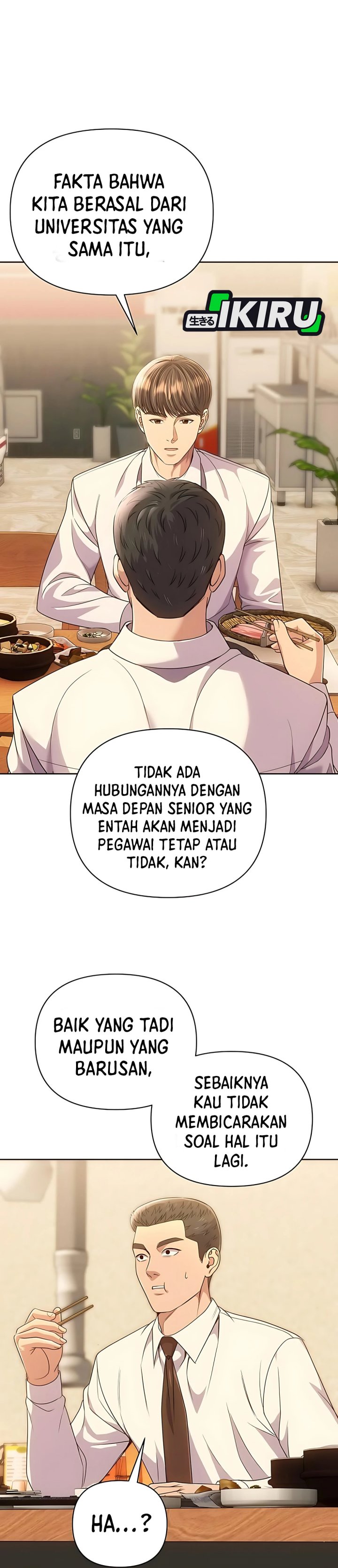 The New Employee Kim Chul-Soo Chapter 116 Bahasa Indonesia