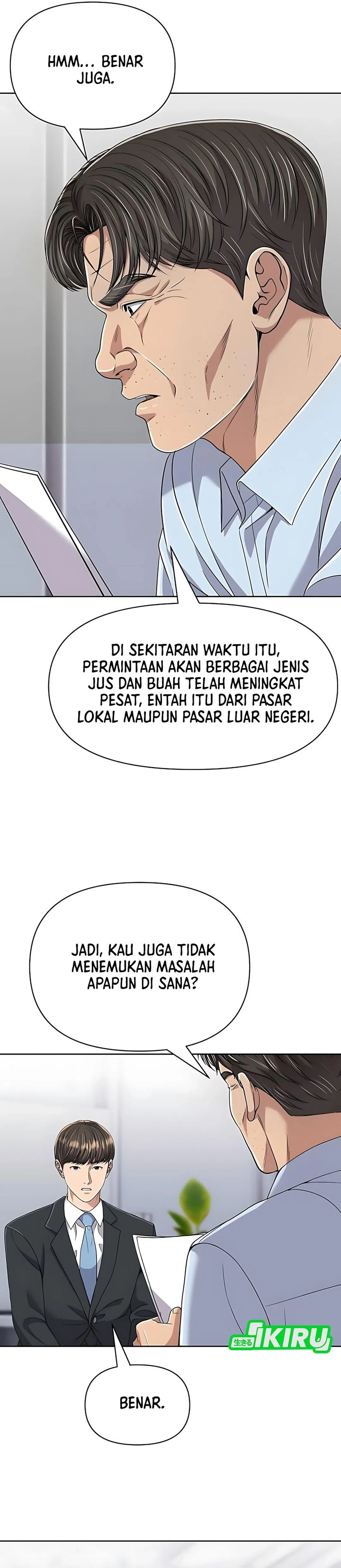 The New Employee Kim Chul-Soo Chapter 121 Bahasa Indonesia