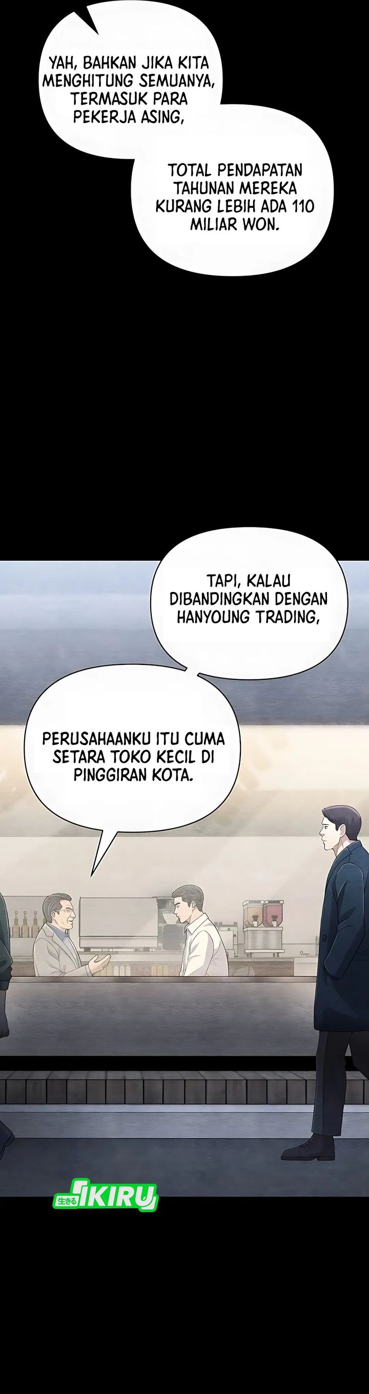 The New Employee Kim Chul-Soo Chapter 121 Bahasa Indonesia