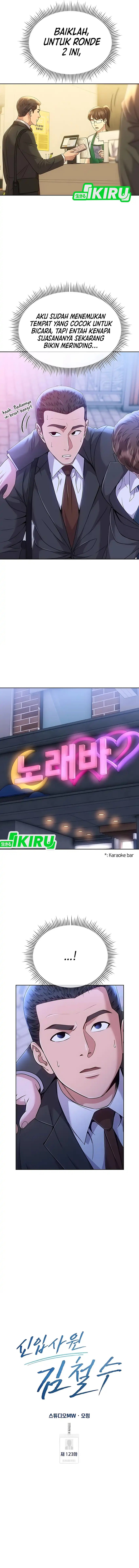 The New Employee Kim Chul-Soo Chapter 123 Bahasa Indonesia