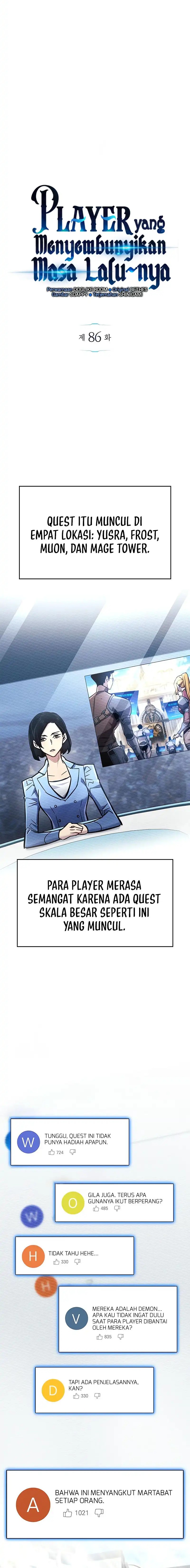 The Player Hides His Past Chapter 86 Bahasa Indonesia