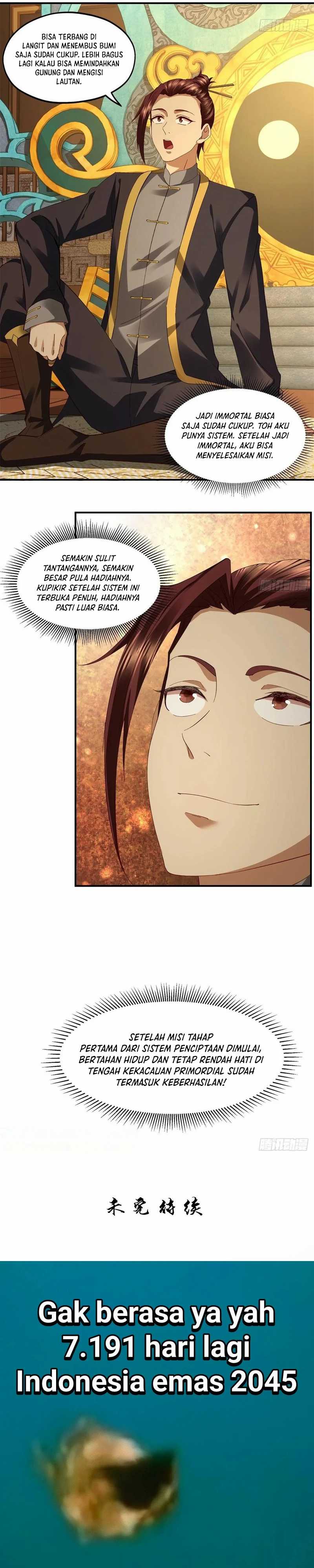 The Primordial World: Starting by Taking the Minghe as My Adopted Stepdaughter Chapter 46 Bahasa Indonesia