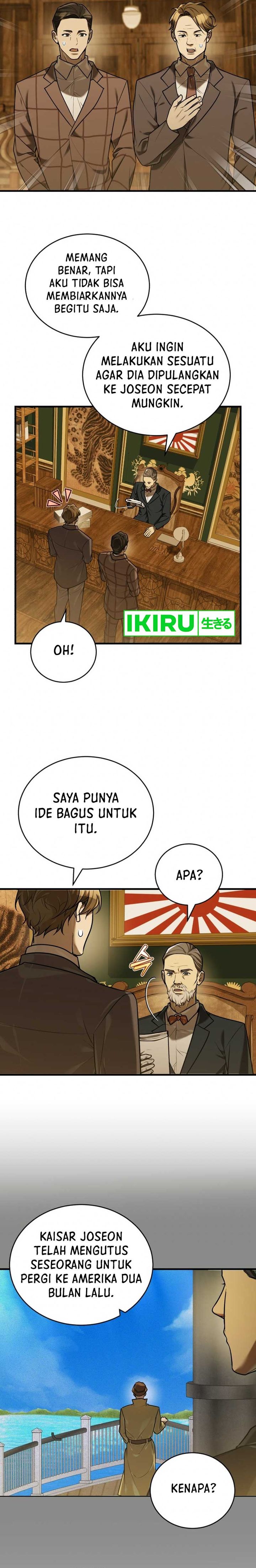 The Prince of Joseon: A One-Way Journey to America Chapter 21 Bahasa Indonesia