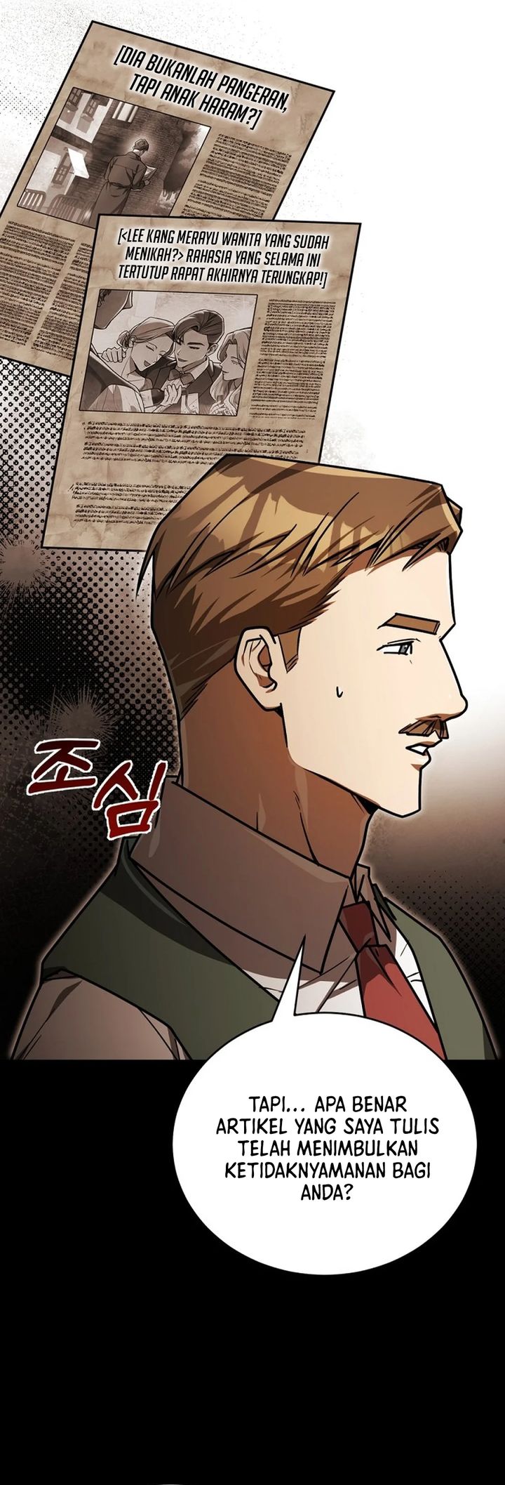 The Prince of Joseon: A One-Way Journey to America Chapter 44 Bahasa Indonesia