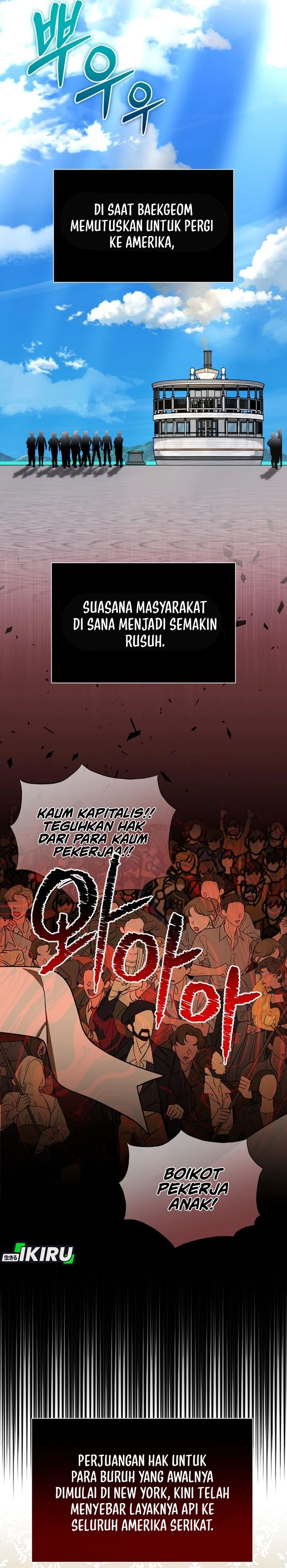 The Prince of Joseon: A One-Way Journey to America Chapter 44 Bahasa Indonesia