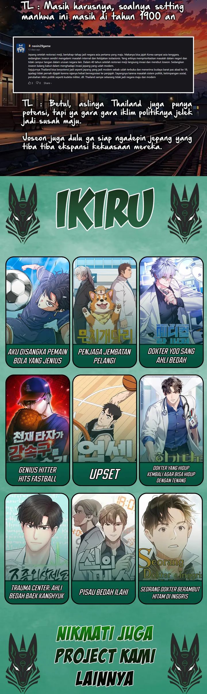 The Prince of Joseon: A One-Way Journey to America Chapter 44 Bahasa Indonesia