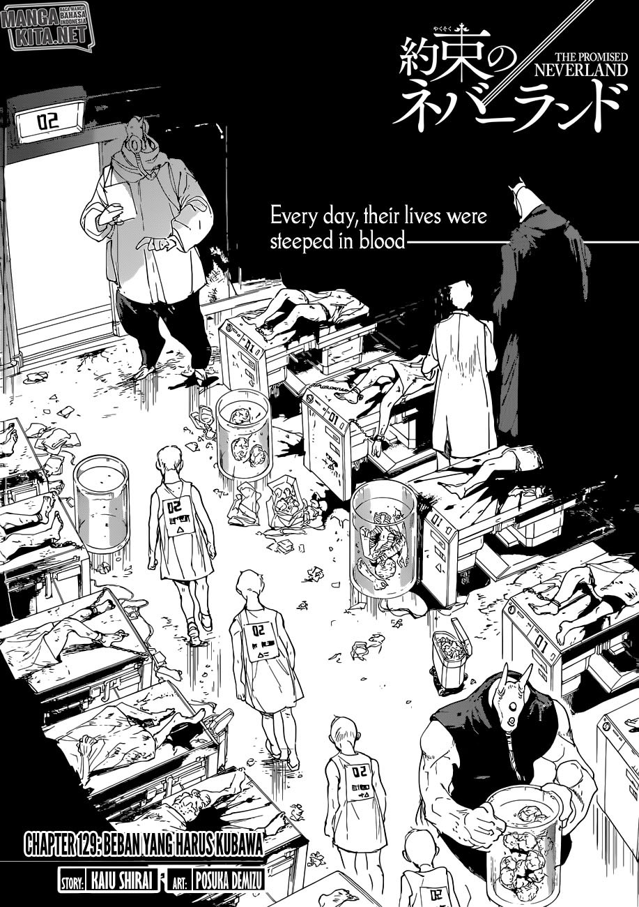 The Promised Neverland Chapter 129 Bahasa Indonesia