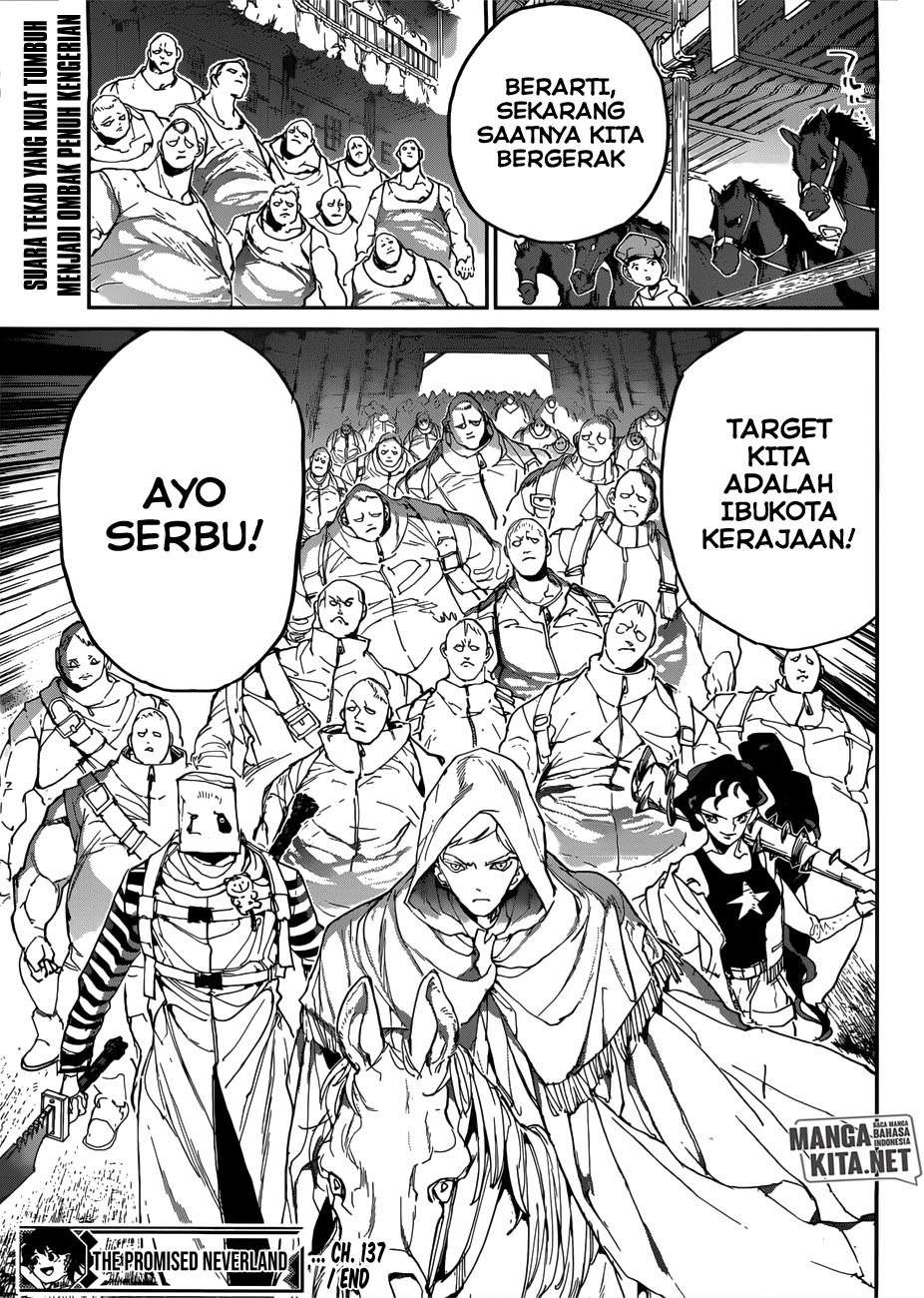 The Promised Neverland Chapter 137 Bahasa Indonesia