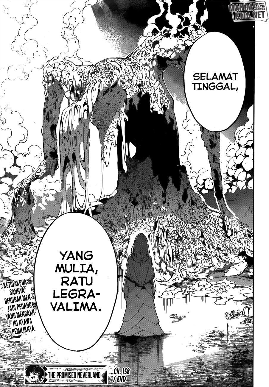 The Promised Neverland Chapter 158 Bahasa Indonesia